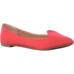 Riverberry 'Velma-01' Smoking Slipper Pointed Toe Flats, Pink Lemonade