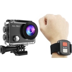 4K Action All Pro Waterproof ULTRA HD WiFi Camera and Accessory Bundle