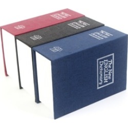 New Dictionary Book Safe Storage Key Lock Box