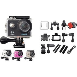 4K Ultra HD WiFi Action Sport Camera with Waterproof Mounts Bundle