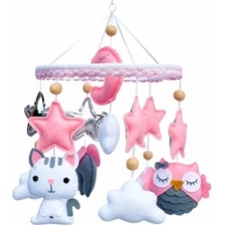 Baby Mobile for girl Nursery Crib Mobile Best Baby Shower Gift Pink