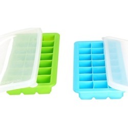 2-Pack Ice Cube Tray Set With Lids - 42 Ice Cube Molds