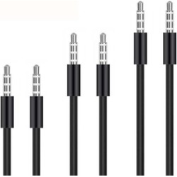 3x Pack 3.5mm Auxiliary Aux Male to Male Stereo Audio Cable Cord iPod Car MP3 PC