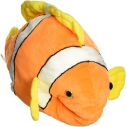 Sunny Toys NP8131 16 In. Tropical Fish - Anemone Clown, Animal Puppet