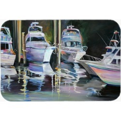 Carolines Treasures JMK1048LCB Deep Sea Fishing Boats Glass Cutting Board Large