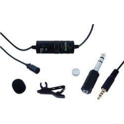 Movo LV1 Lavalier Clip-on Omni Microphone for Smartphones & Tablets