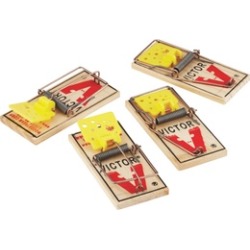 Victor M039 Clipstrip Ez-Set Mouse Trap, 4 Pcs/ Pack