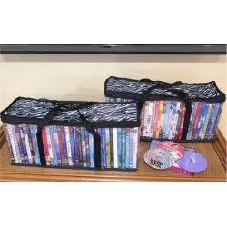 Evelots Portable Home DVD Blu-Ray Video Games Storage Bags