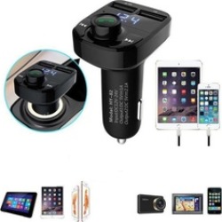 Bluetooth Car Kit Handsfree FM Transmitter Radio MP3 Player USB Charge