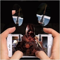 Mobile Gaming Trigger Fire Button Handle for iPhone Android Shooter Controller