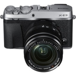 Fujifilm X-E3 Mirrorless Camera with XF 18-55mm Lens - Silver