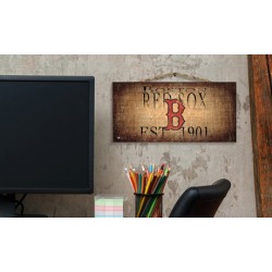 Adventure Furniture MLB Distressed Heritage Established Date Sign