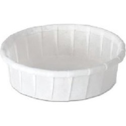 Solo Cups SCC075S Paper Portion Cups White