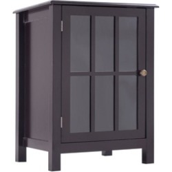 Accent Cabinet Storage 2 Shelf Display Living Room Furniture Accent Cabinet Storage 2 Shelf Display Living Room Furniture