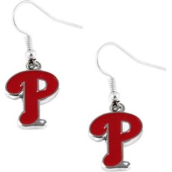 Sports Team Logo Philadelphia Phillies "P' Dangle Earring Set