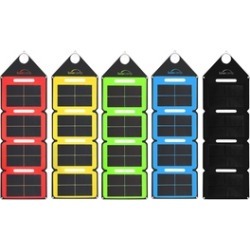 Solympic-Hue 7.6W Solar Charger by Solar Camp High Efficiency Waterproof
