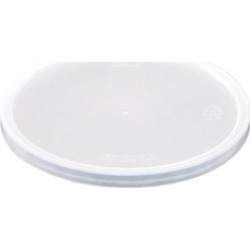 Pactiv YNL500 Deli Container Lid Recessed Plast for 8 12 16 32 oz Cup Bulk Natur