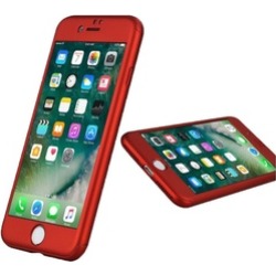 iPhone 7 Case 360 Degree Full Coverage with Tempered Glass