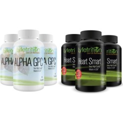 3 Lyfetrition Alpha GPC Premium Nootropic with 3 Heart Smart