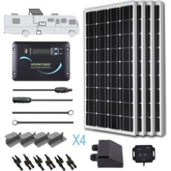 Renogy 400 Watt 12 Volt Solar RV Kit