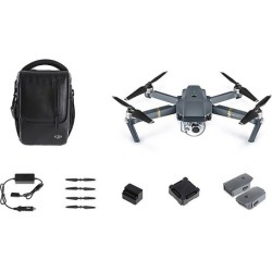 DJI Mavic Pro Quadcopter Drone with 4K Camera and 2 Extra Batteries