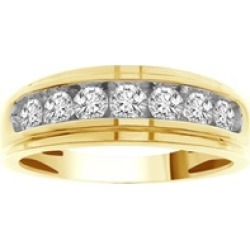 3/4 Cttw diamond Promo Band with 10KT Yellow Gold