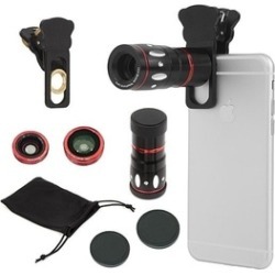 4-in-1 Universal Clamp Clip Camera Lens Kit Set