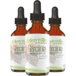 3 Bottles of Lyfetrition Garcinia Cambogia 98% HCA Dropper (6 FL OZ)