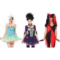 Leg Avenue Fairy, Bride and Jester Costumes