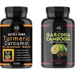 Angry Supplements Turmeric Curcumin and Garcinia Cambogia with Forskolin