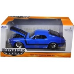 Jada 98026 1 by 24 Scale Diecast 1970 Ford Mustang Boss 429 Blue Model Car
