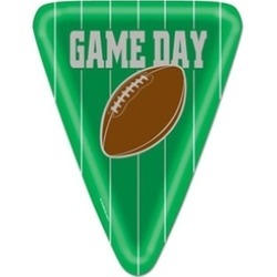 Beistle 58016 Game Day Football Plates
