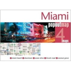 Universal Map 10832 Miami-Miami Beach Popout Map