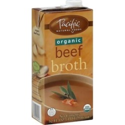 Natural Beef Broth ( 12 - 32 oz boxes )