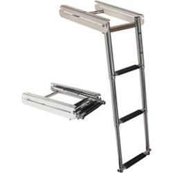 JIF Marine FOGS-4 4-Step Under Platform Sliding Ladder Stainless Steel