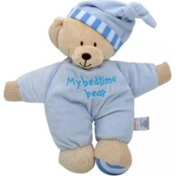 Soothing Teddy Bear Stuffed Soft Baby Animal, Sleep Time Toys(2-pack)