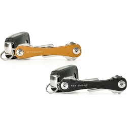 KeySmart 2-in-1 Leather Key Holder and Pocket Keychain Organizer