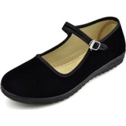 Women's Cotton Mary Jane Shoes Ballerina Ballet Flats Yoga Shoes