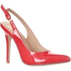 Riverberry 'Lucy' Pointed-Toe Sling Back Pump Heels, Red Patent