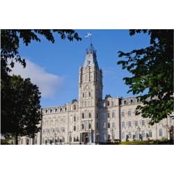 Quebec Parliament Buildings; Quebec City Quebec Canada Poster Print by David C