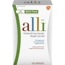 alli Diet Pills for Weight Loss, Orlistat 60 mg Capsules
