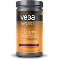 Vega Sport Pre-Workout Energizer, Acai Berry, 19oz, 30 Servings