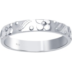 Essence Jewelry Everyday Filigree Floral And Leaf Band Ring