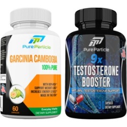 Garcinia Cambogia & Testosterone Booster Supplement Premium Combo Set