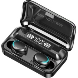 Earbuds Bluetooth for iPhone Samsung Android Wireless Earphone in Black