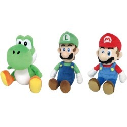 Little Buddy Super Mario All Star Medium Plush Toys - 3 Characters