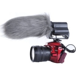 Movo WS3 Furry Outdoor Shotgun Microphone Windscreen (Fits 7" X 55mm)