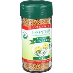 Organic Yellow Mustard Seed Whole ( 4 - 3.05 oz bottles )