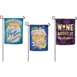 Wine-Themed Garden and House Flag