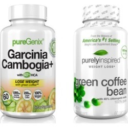 Purely Inspired Green Coffee Bean and PureGenix Garcinia Cambogia+ (3-Pack)